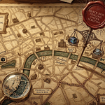 Map of London with Tracing Scrutiny