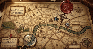 Map of London with Tracing Scrutiny