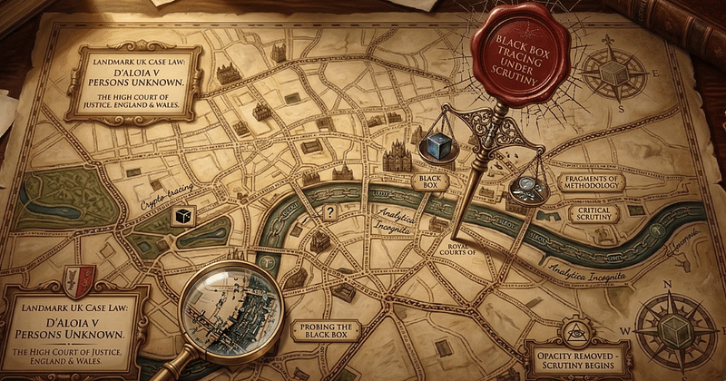 Map of London with Tracing Scrutiny