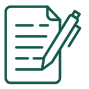 Icon representing engagement letter support for cryptocurrency litigation.